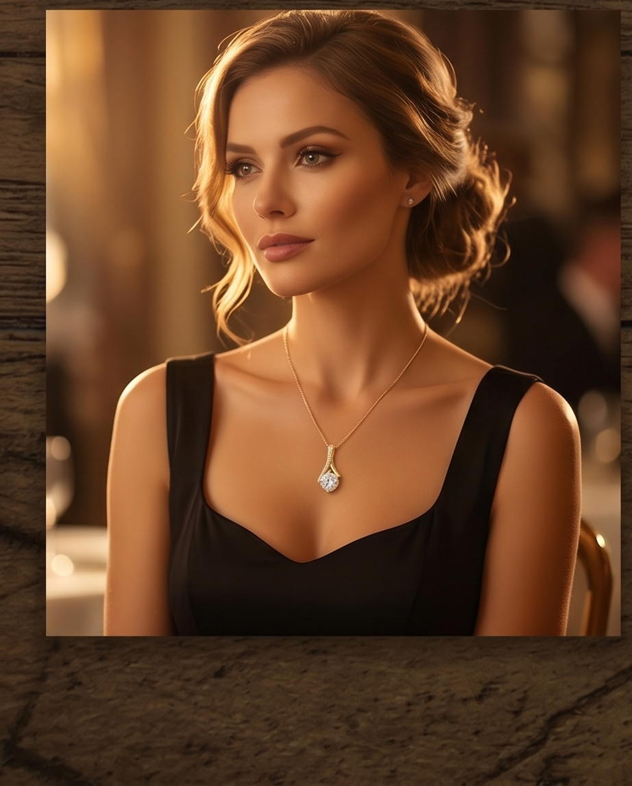 Gold Pendant Neclace #49