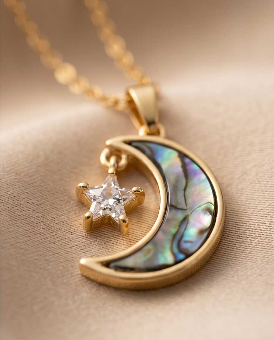 Beautiful Moon Necklace #95