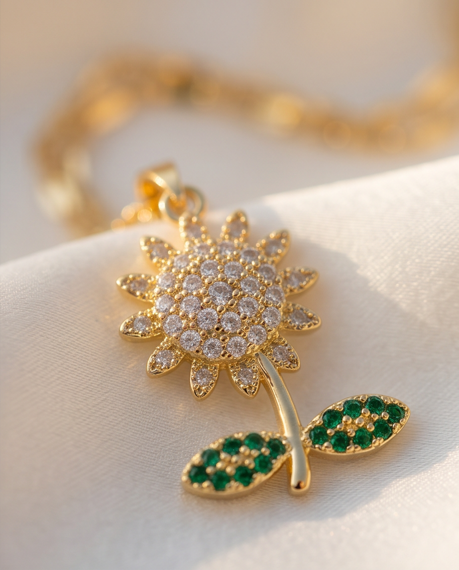 Sunflower Necklace